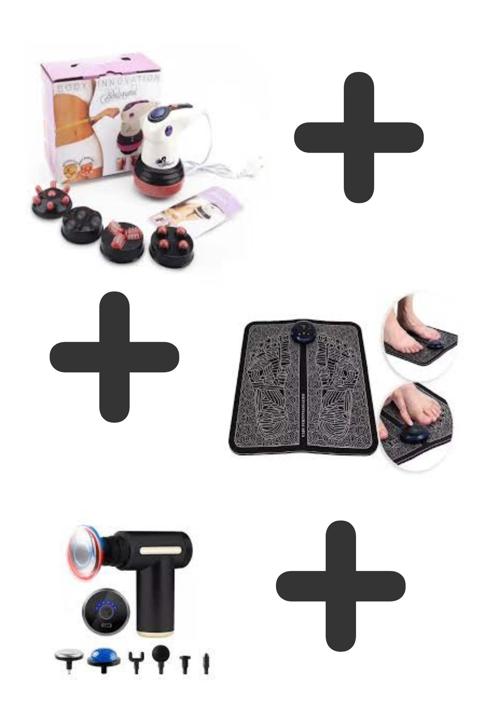 BODY INNOVATION+MASAJEADOR DE PIES+FASCI